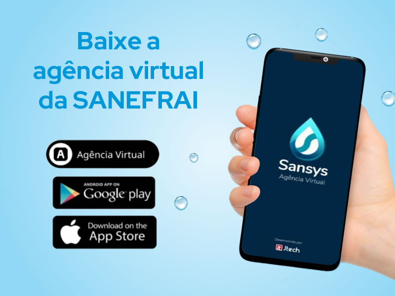 Baixe a agência virtual da SANEFRAI
